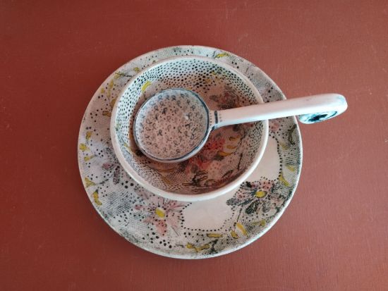 სურათი სამეული აზარფეშით სერია   ბაღი