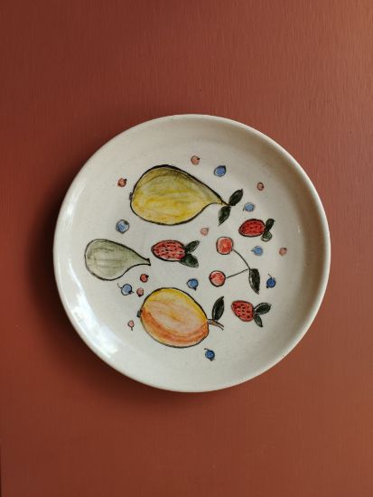 სურათი თეფში ხილის ფერხული