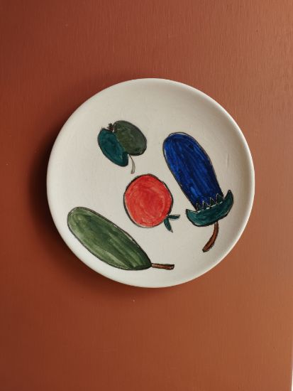 სურათი თეფში ბოსტნეულის ფერხული