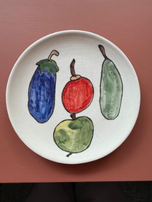 სურათი თეფში ბოსტნეულის ფერხული N2