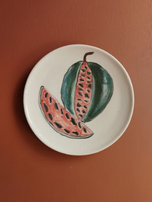 სურათი თეფში საზამთრო