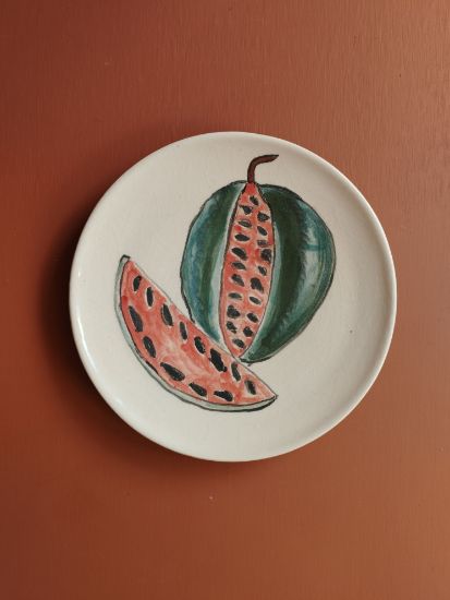 სურათი თეფში საზამთრო