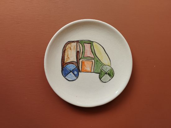 სურათი თეფში ჭრელი მანქანა N1